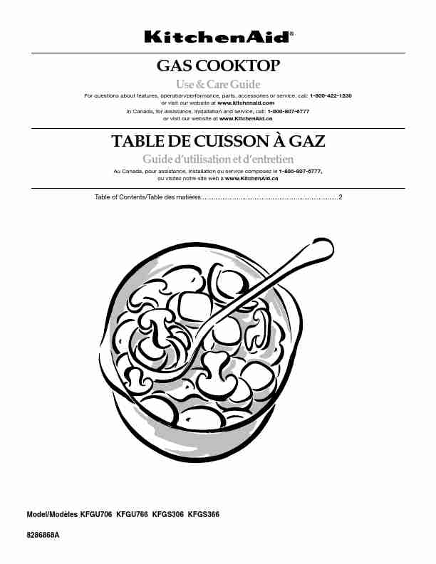 KitchenAid Cooktop KFGS366-page_pdf